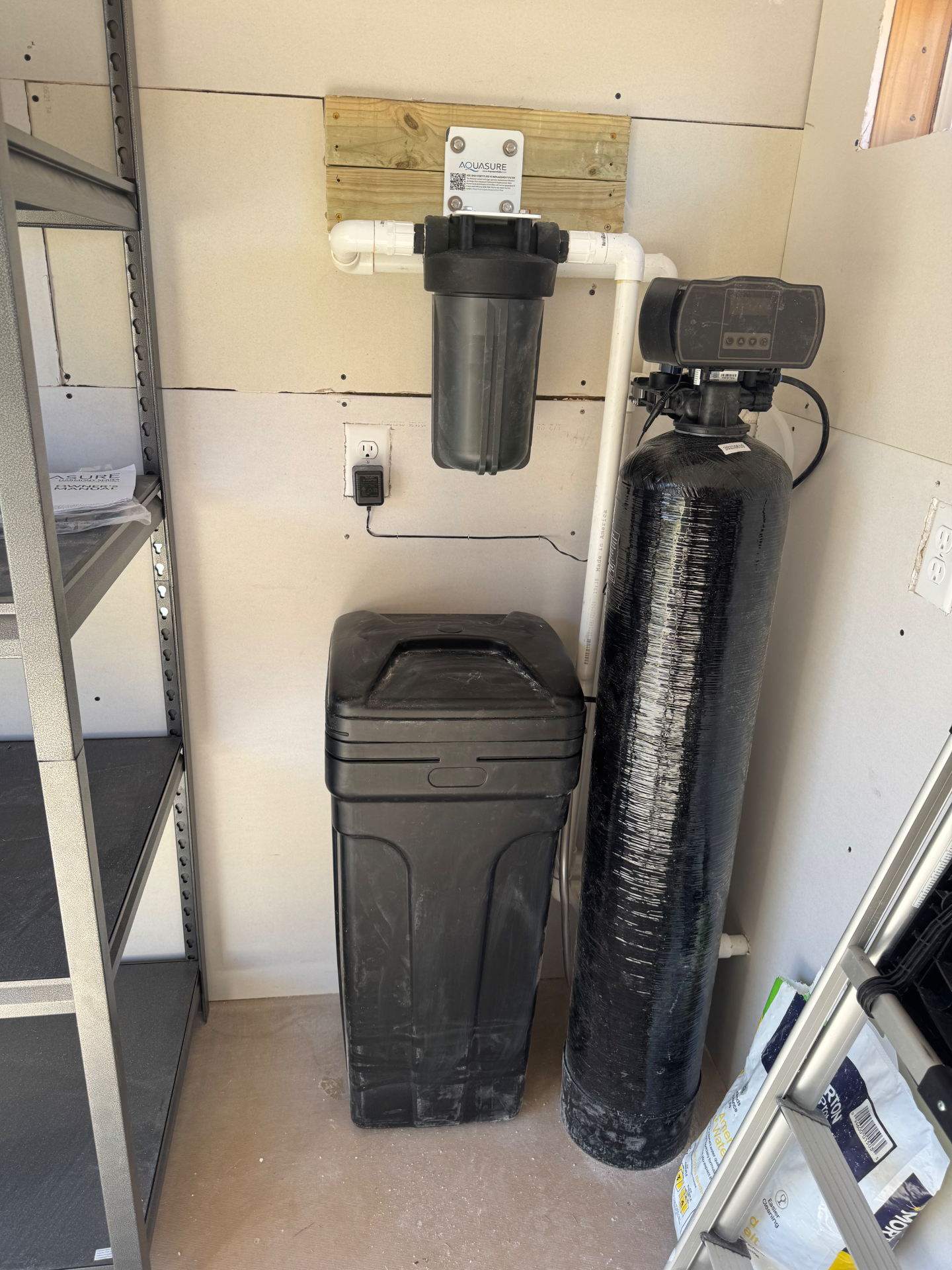 Water softener installation 4