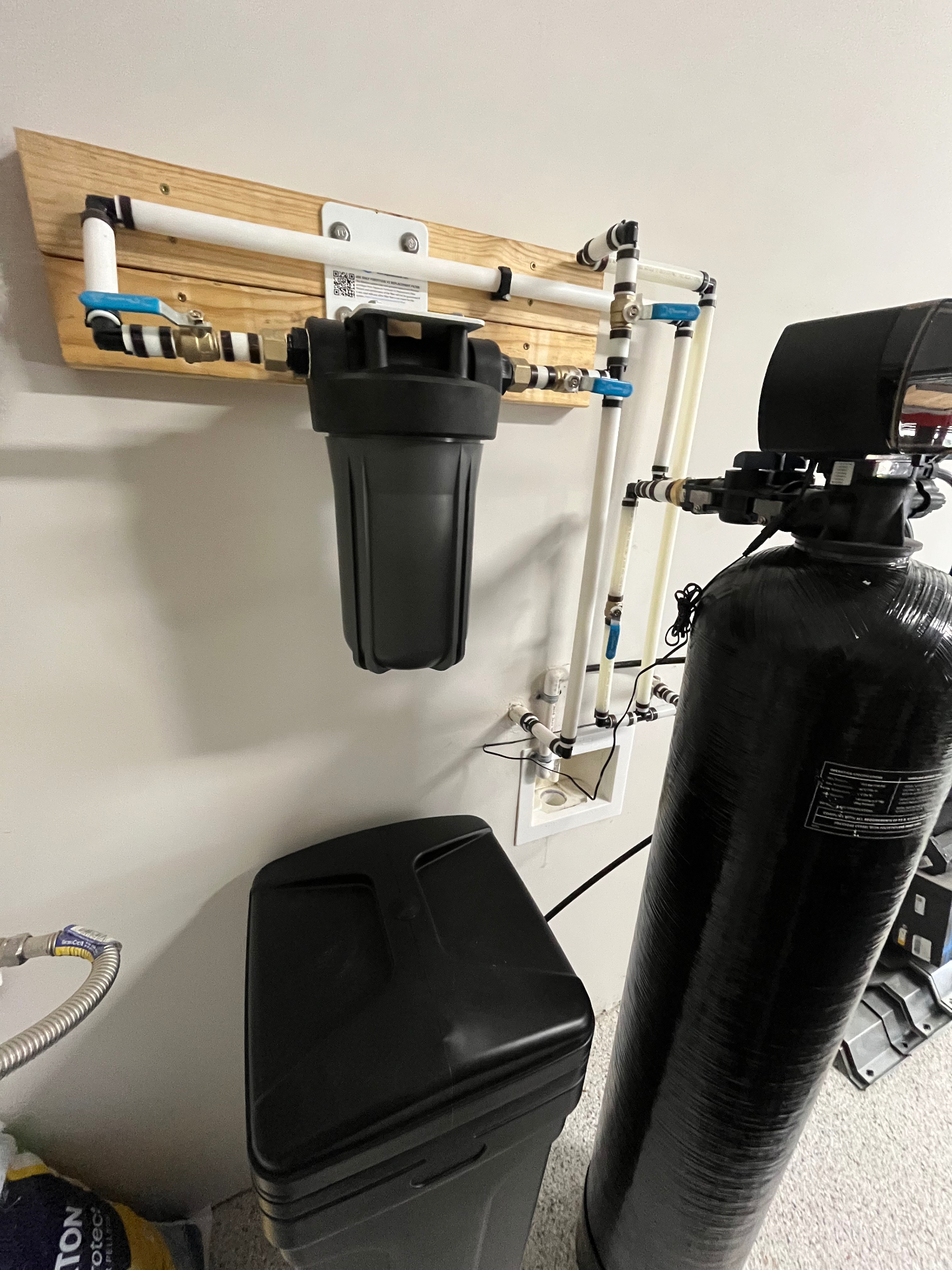 Water softener installation 1